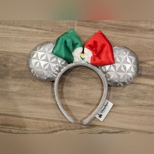 Rare DISNEY Parks Mexico Spaceship Earth Ears Headband